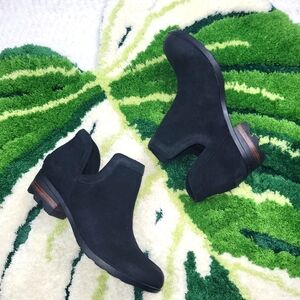 Sorel "LOLLA" Black Suede Bootie